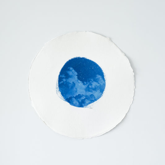 Through the Clouds, Cyanotype