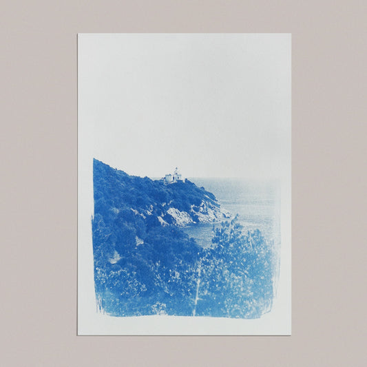 The Lighthouse, Original Cyanotype