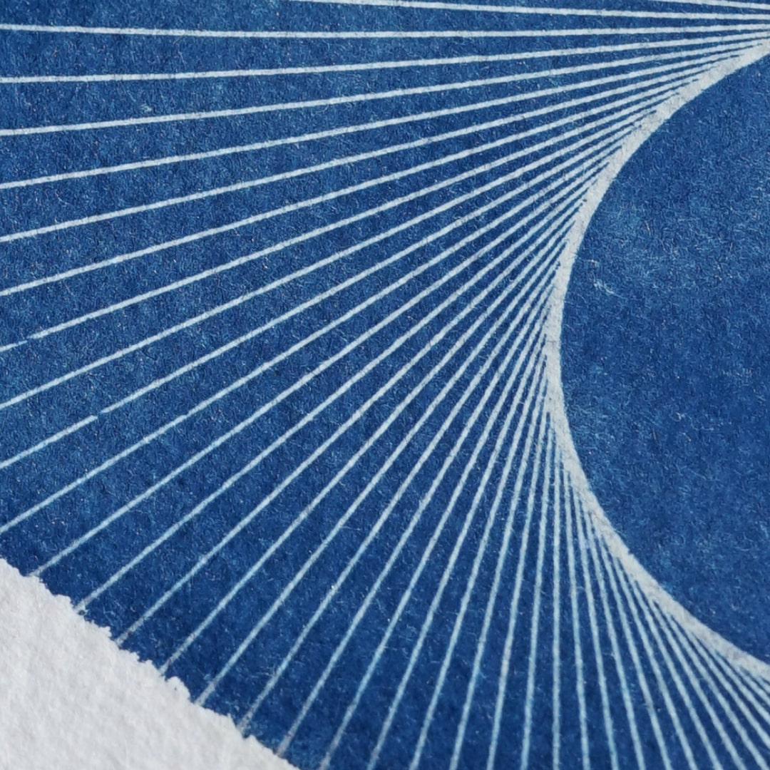 Hypnotic Depths, Original Cyanotype