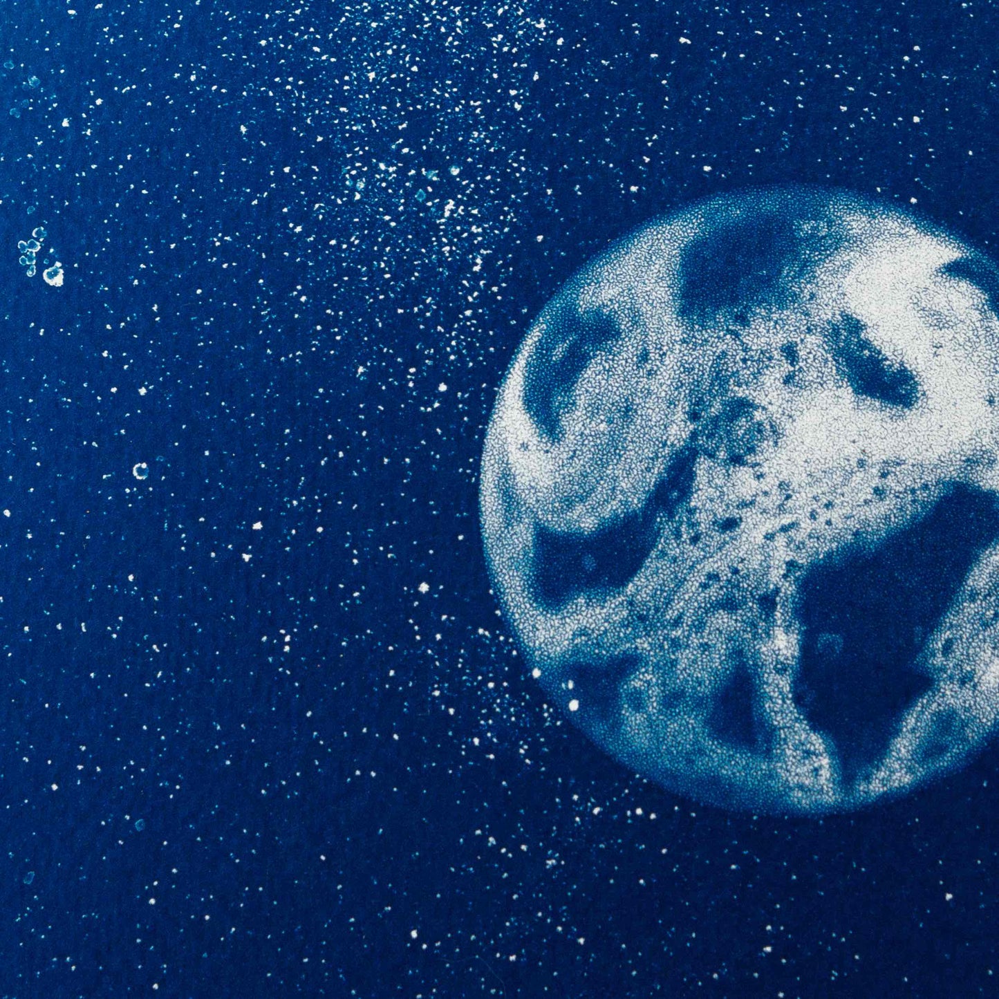 Mars Dreaming, Original Cyanotype