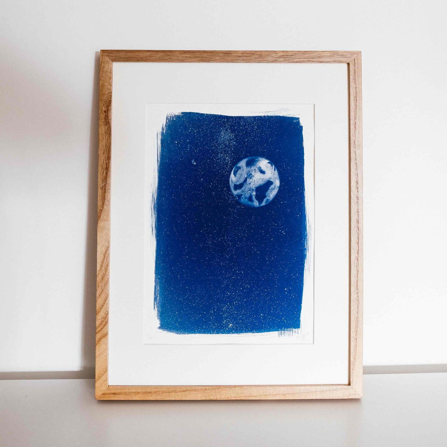 Mars Dreaming, Original Cyanotype