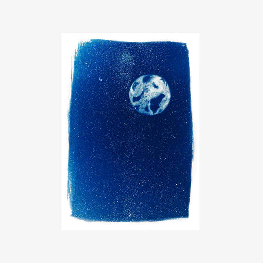 Mars Dreaming, Original Cyanotype