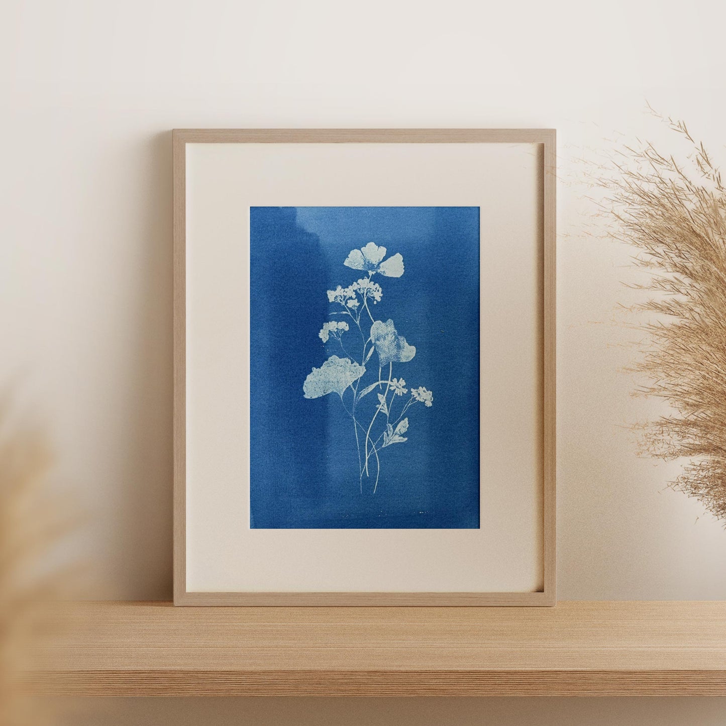 Wildflowers One, Original Cyanotype